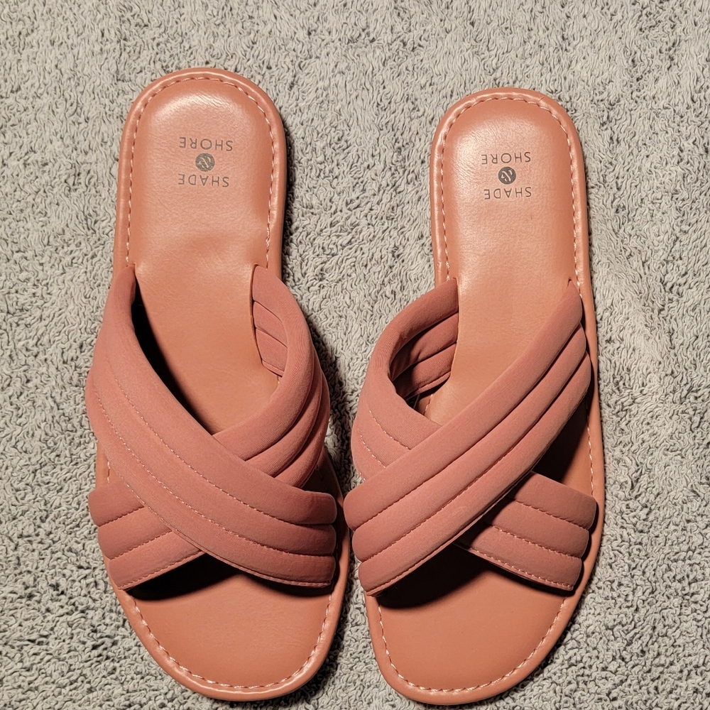 Pink Shade & Shore Slides